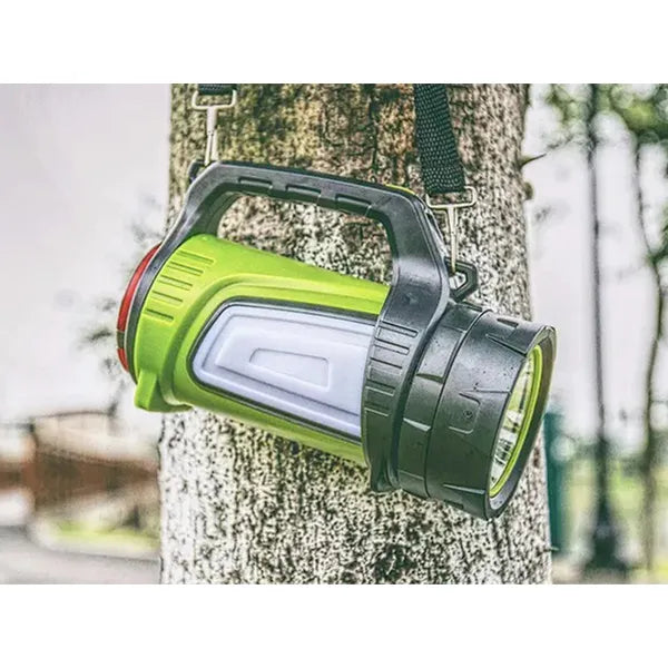 Újratölthető vízálló LED reflektor 4500 mAh powerbankkal, 10 féle mód