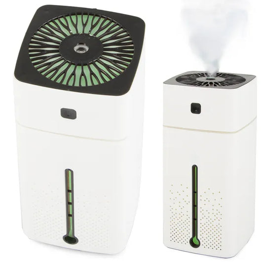 Ultrahangos USB aromadiffúzor és légnedvesítő, 1000 ml, RGB fény