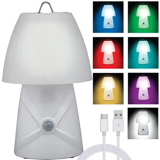 LED éjszakai lámpa gyerekeknek RGB mozgásérzékelővel USB-töltés