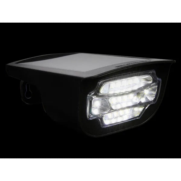 Napelemes LED kerti lámpás, RGB/fehér fény, IP65, 45 cm, leszúrható/fali