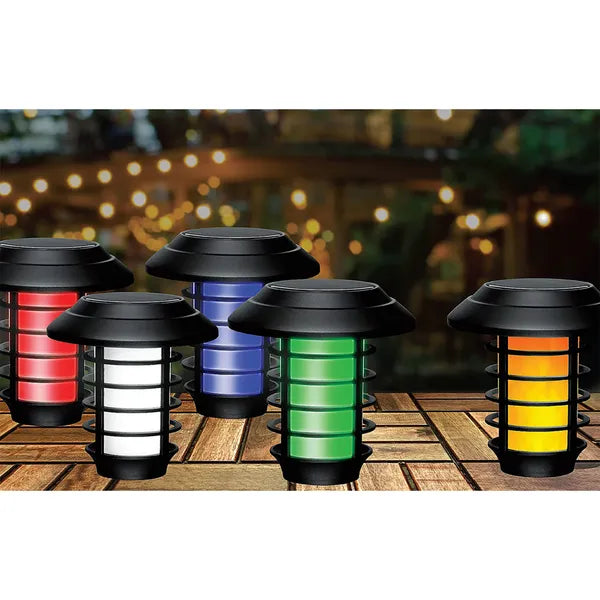Napelemes kerti fáklyalámpa RGB, távirányítóval, IP65, 43 cm