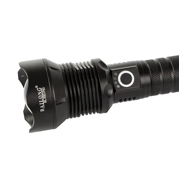 Bailong X92 taktikai LED zseblámpa XHP90, 1000 m hatótáv, USB-C tölthető