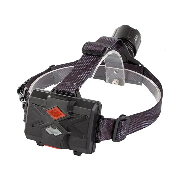 Bailong CREE XHP160 LED fejlámpa, zoom & powerbank, 1000 m, IPX5