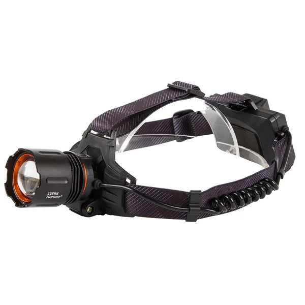 Bailong CREE XHP160 LED fejlámpa, zoom & powerbank, 1000 m, IPX5