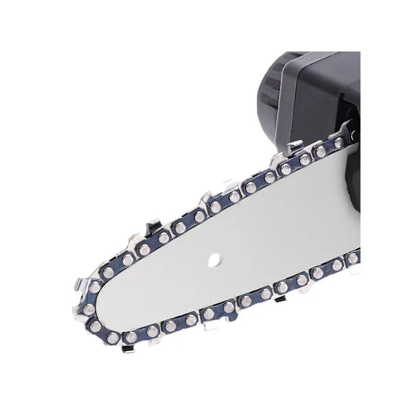 Mini 4″ akkumulátoros láncfűrész 24 V, 10 cm vágáshossz, fekete