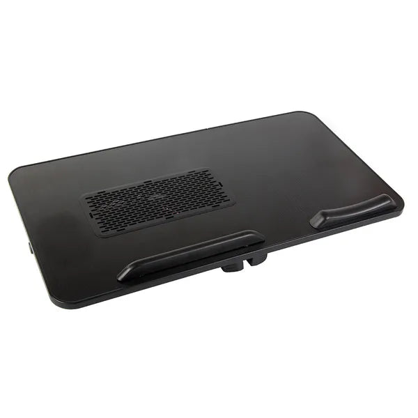 Összecsukható laptopasztal USB-s hűtőventilátorral, állítható 53×30 cm