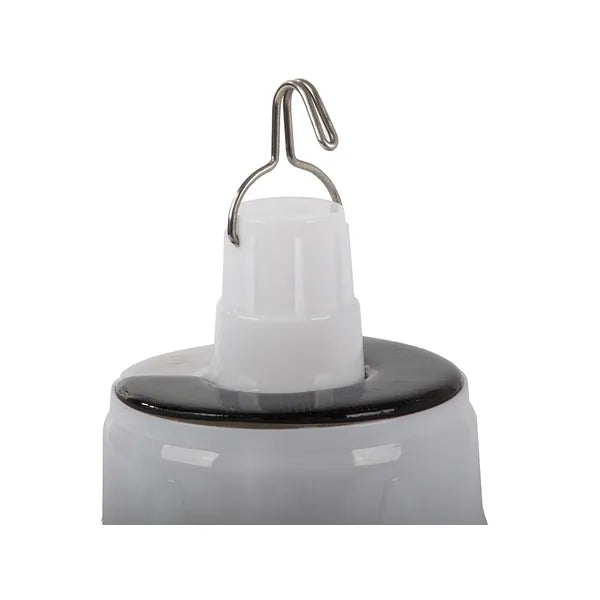 Napelemes kempinglámpa 33 LED-del, USB tölthető, 3 fényfokozat, akasztó