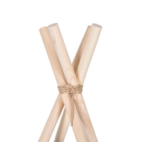 Gyerek indián tipi sátor szett, fekete felhős, 100% pamut, 120×100 cm