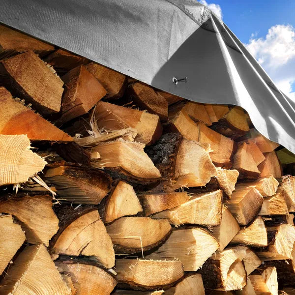 Springos® vízálló takaróponyva 4x4m szürke 210gsm uv védelemmel