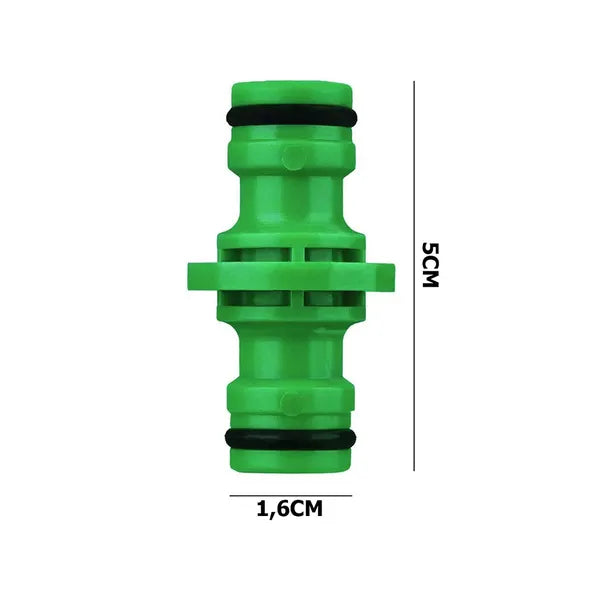 Gyors tömlőcsatlakozó kerti locsolótömlőhöz 5x3 mm, zöld
