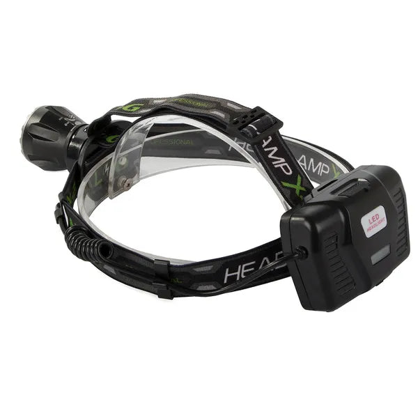 Zoomos XHP160 fejlámpa, 1000 m hatótáv, powerbank, 3×18650, IPX4