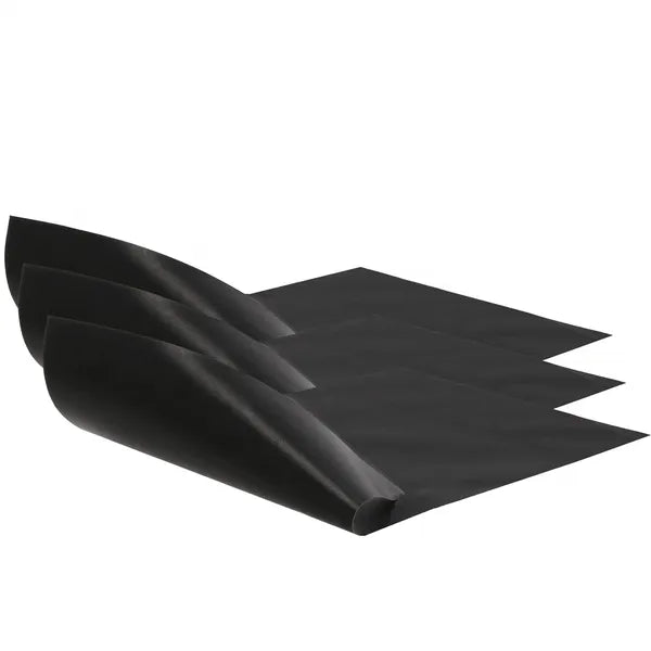 Nemesfekete teflon grill sütőlap 40×33 cm, 3 db, újrahasználható