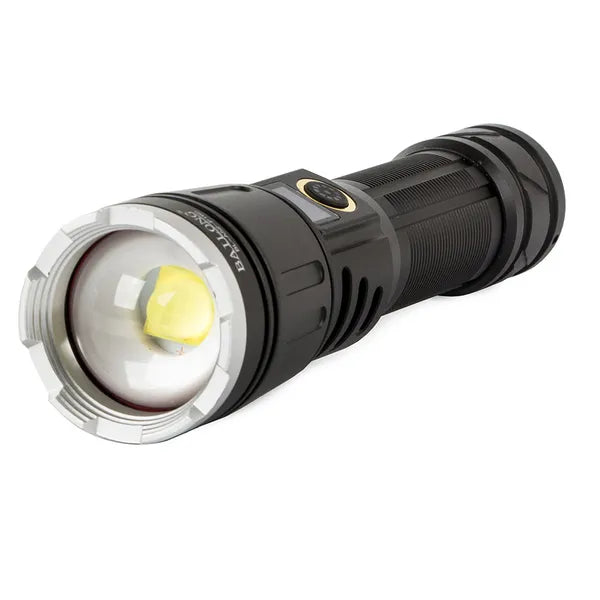 Taktikai LED zseblámpa XHP160 zoommal, power bank, IPX5, 1000 m