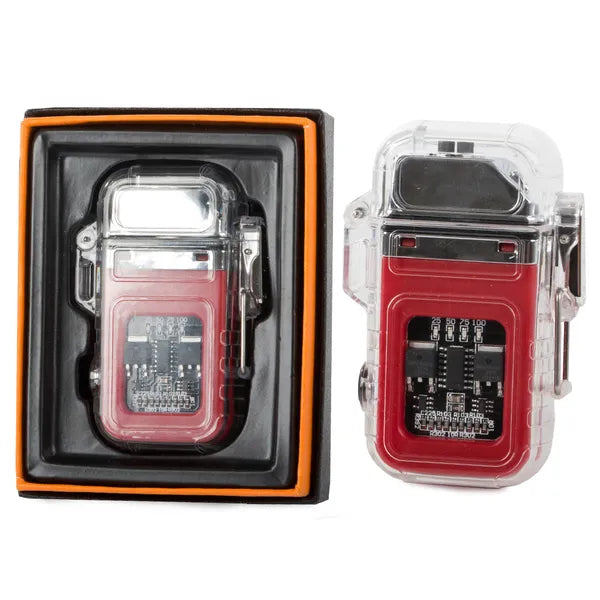 USB-tölthető vízálló plazma gyújtó COB LED zseblámpával, akkumulátoros