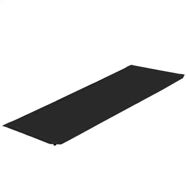 Önfelfújó kemping matrac, 180×50×5 cm, fekete, 1,5 kg, poliészter