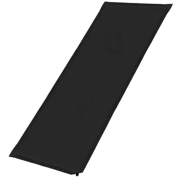 Önfelfújó kemping matrac, 180×50×5 cm, fekete, 1,5 kg, poliészter