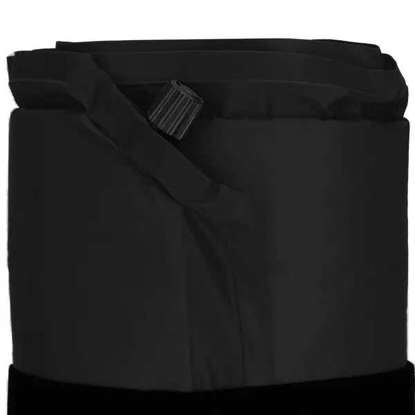 Önfelfújó kemping matrac, 180×50×5 cm, fekete, 1,5 kg, poliészter