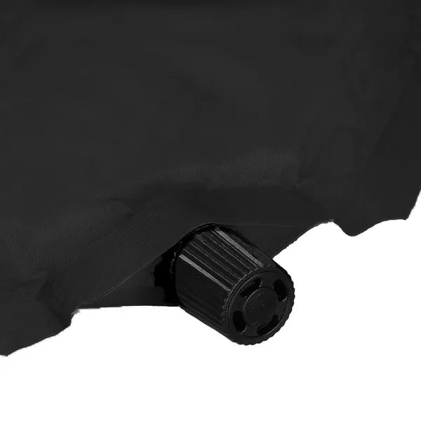 Önfelfújó kemping matrac, 180×50×5 cm, fekete, 1,5 kg, poliészter