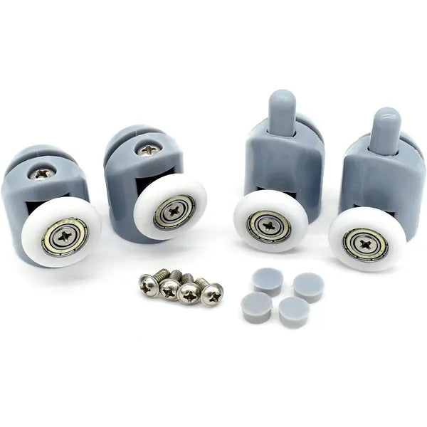 Zuhanykabin görgő készlet, univerzális, 8 db, 22 mm, 4–6 mm üveghez