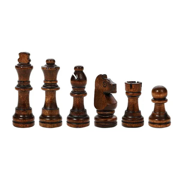 3 az 1-ben nagy fa társasjáték készlet: sakk, dáma, triktrak, 29,5×29,5 cm