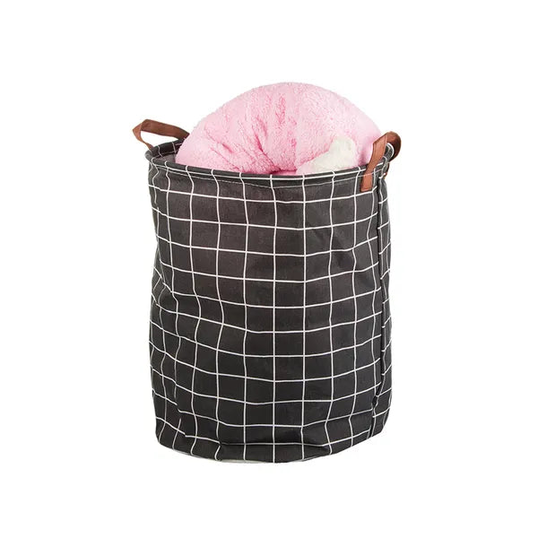 Összecsukható XL szennyeskosár, 45 l, 40 × 35 cm hordozófüllel