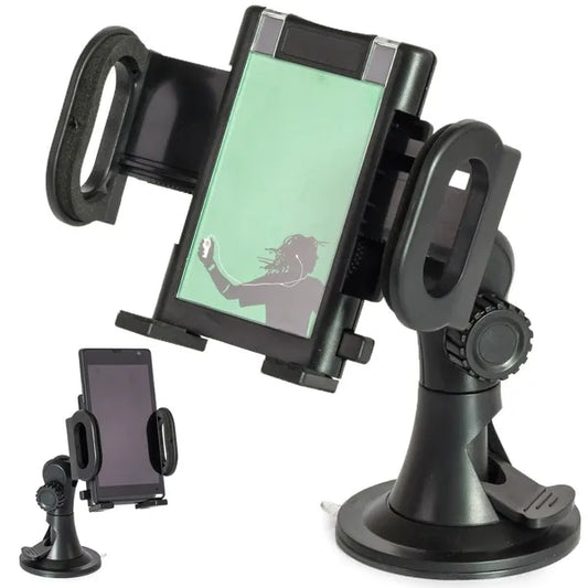 Univerzális 360°-os szélvédőre rögzíthető telefontartó, 4,5–11,5 cm készülékhez