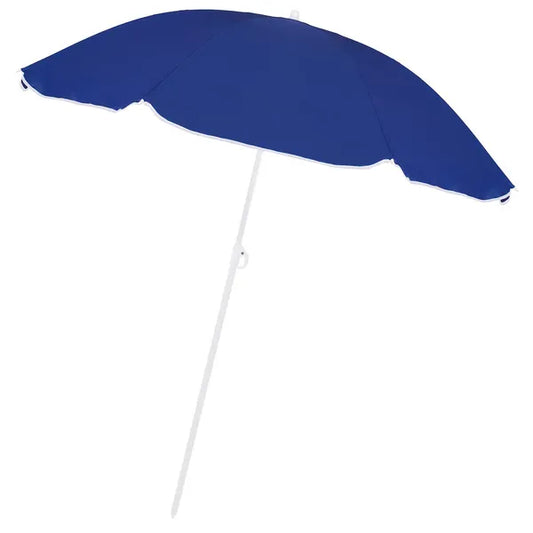 Strandnapernyő 180 cm, dönthető, hordtáskával, kék-fehér