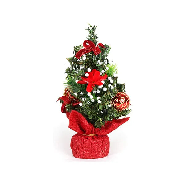 Karácsonyi műfenyő asztaldísz 20cm