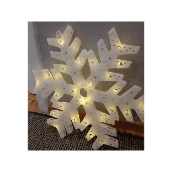 Hópehely led ablakdísz 40cm csillag