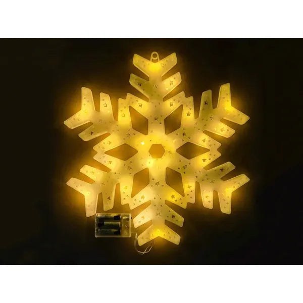 Hópehely led ablakdísz 40cm csillag
