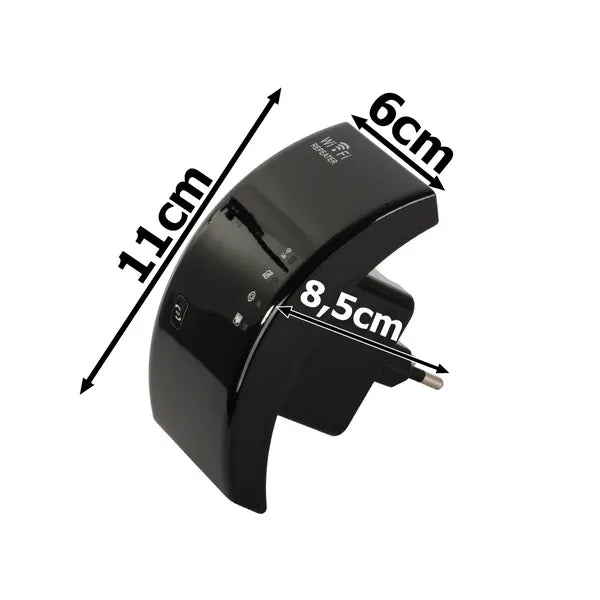Wi-Fi jelismétlő 300 Mbps, 2,4 GHz, WPS, beépített antenna, AP/router mód
