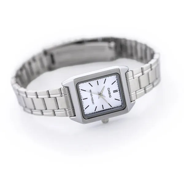 Casio LTP-V007D-2E női karóra, rozsdamentes acél, kék számlap