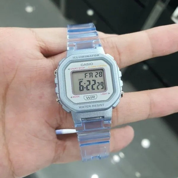 Casio LA-20WHS-2A gyerek digitális karóra, kék, díszdobozzal