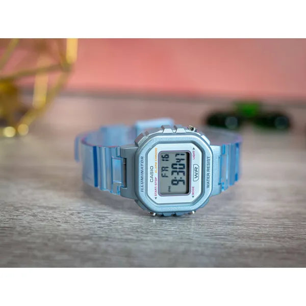 Casio LA-20WHS-2A gyerek digitális karóra, kék, díszdobozzal