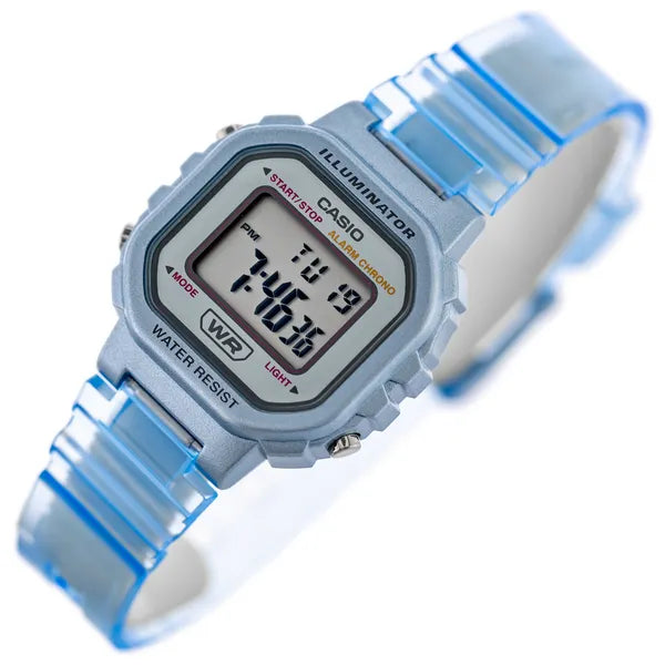 Casio LA-20WHS-2A gyerek digitális karóra, kék, díszdobozzal