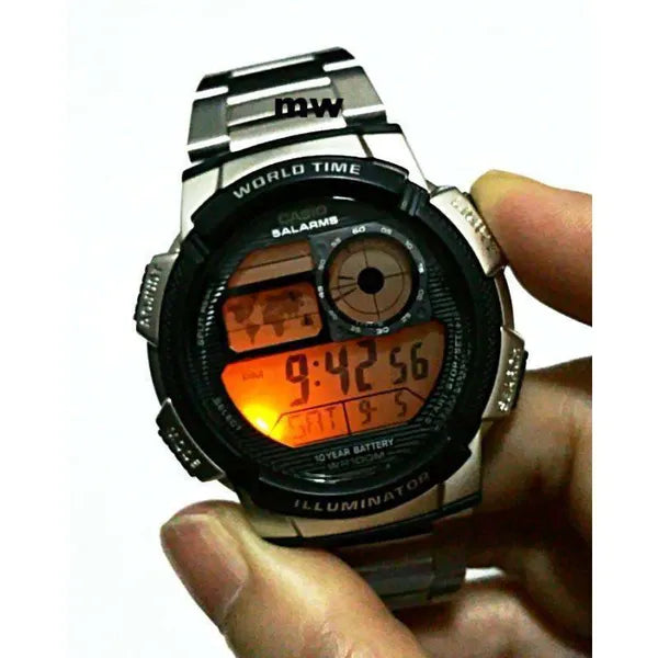 Casio AE-1000WD-1A férfi digitális karóra, világidő, WR100