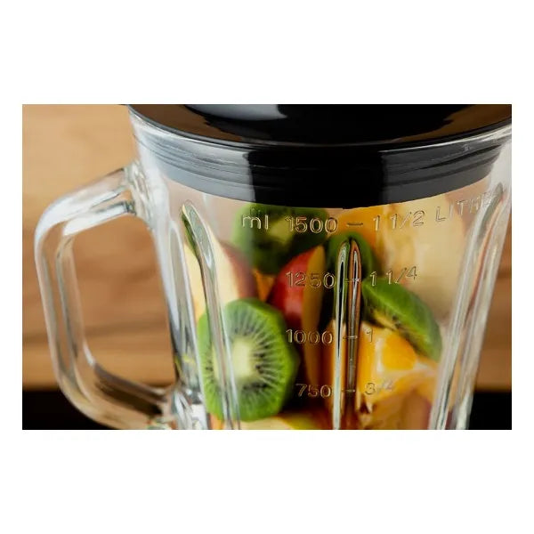 Eldom rozsdamentes turmixgép, 1.5 l üvegkancsó, 400 W, 6 kés