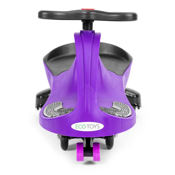 Wiggle autó lila, LED világító kerekekkel, 3+ éves kortól