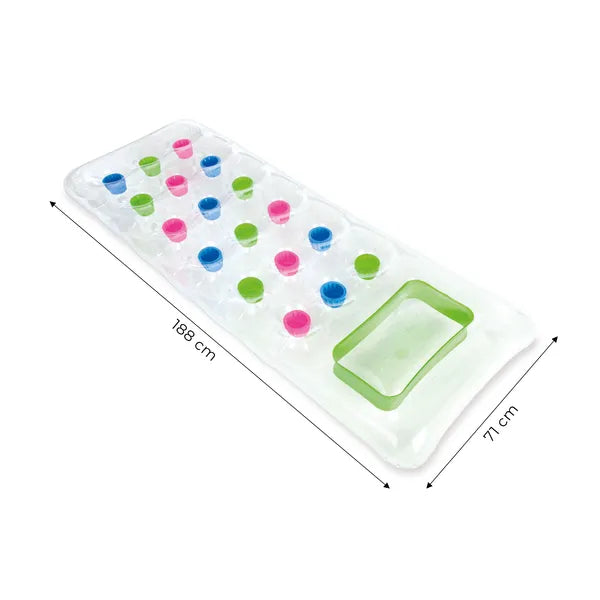 INTEX felfújható strandmatrac úszáshoz, 188×89 cm, PVC