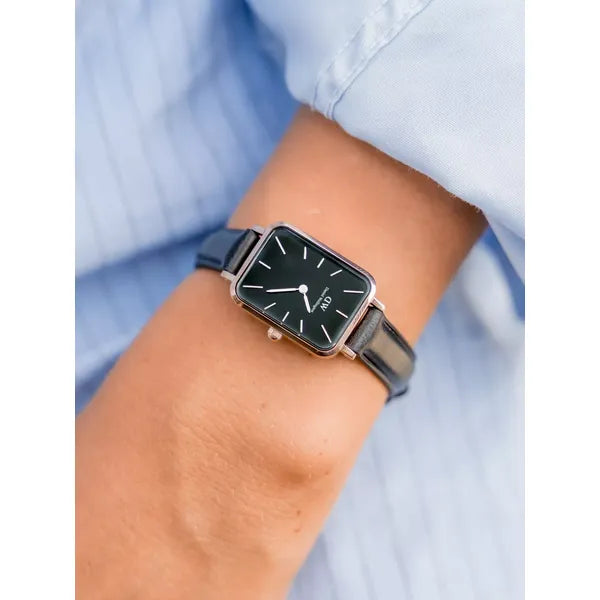 Daniel Wellington Quadro Pressed Sheffield női karóra, rozéarany, 20 mm