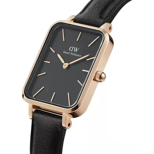 Daniel Wellington Quadro Pressed Sheffield női karóra, rozéarany, 20 mm