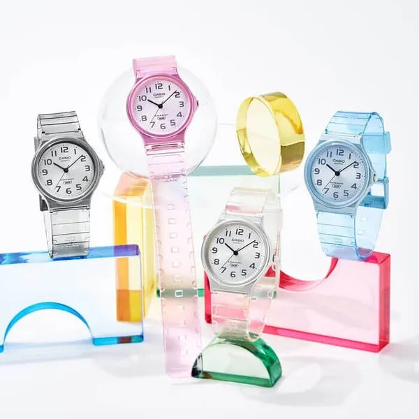 Casio női karóra MQ-24S-7BEF, kvarc, 36 mm, fehér, WR30
