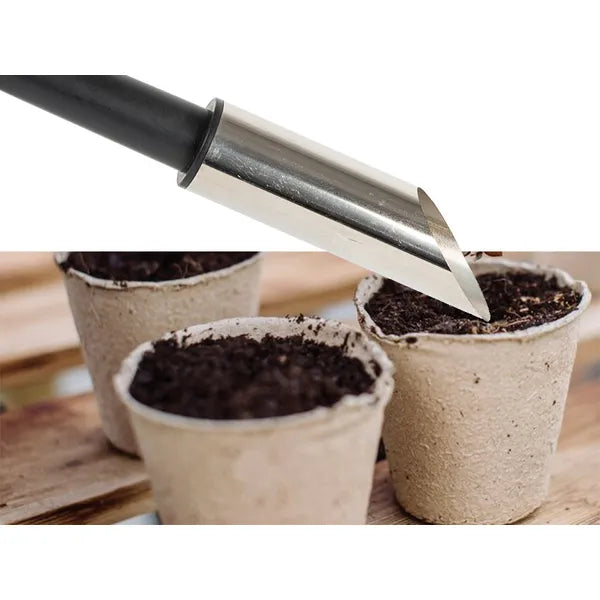 Mag- és hagymaültető kézi ültetőkanál, 22,5 cm, acél hegy