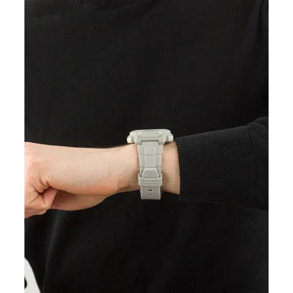 Lorus Sport R2335PX9 unisex karóra szilikon szíjjal, szürke, WR100, stopper