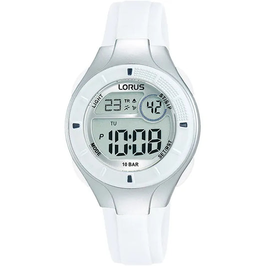 Lorus Sport gyerek karóra, uniszex, fehér, WR100, kvarc