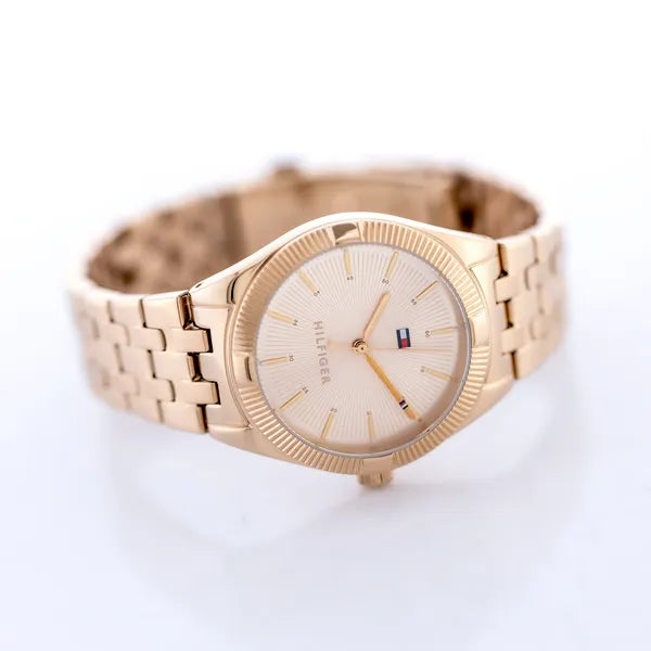 Tommy Hilfiger női karóra, rozéarany, 34 mm, rozsdamentes acél, quartz