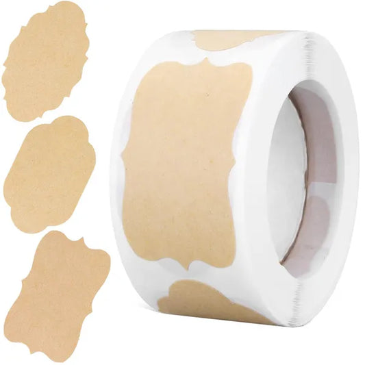 250 db öntapadó címke fűszeres üvegekhez, ajándékokhoz 5×3 cm