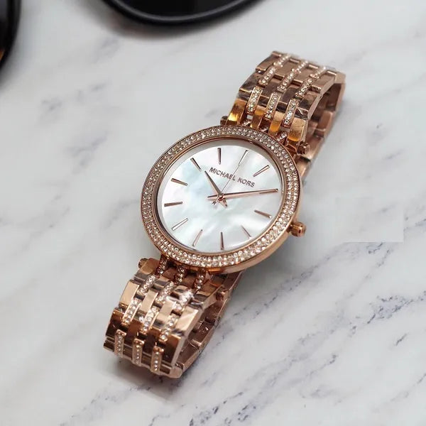 Michael Kors Darci MK3220 női karóra, rózsaarany acél, 39 mm, WR50