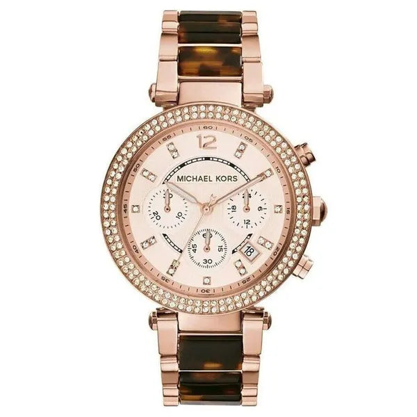 Női karóra Michael Kors MK5538, rozéarany, acél, 10 ATM, kronográf