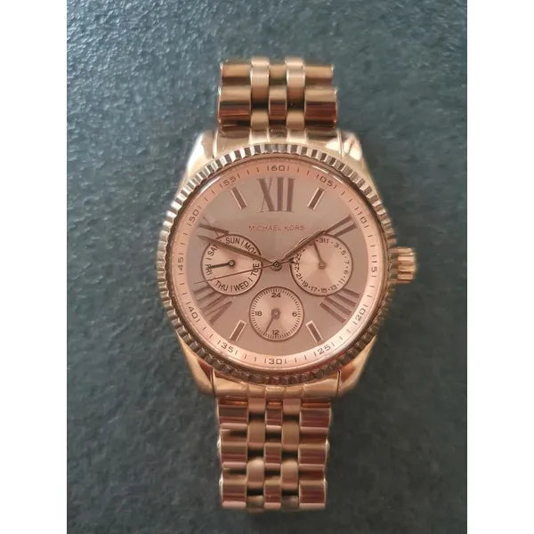 Michael Kors Lexington női karóra, rózsaarany, WR100, 35 mm